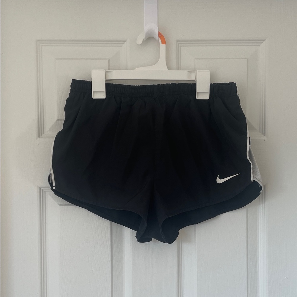 Nike Men’s Black and White Athletic Shorts